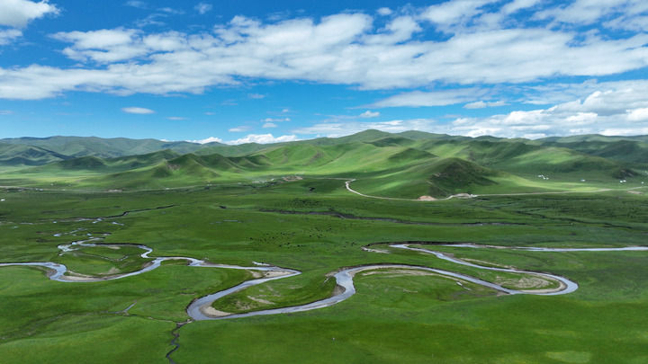 黃河首曲看青綠